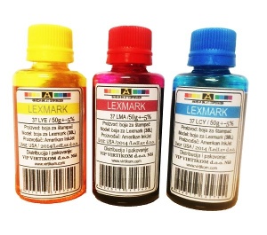 IIMAC-AMERICAN INK JET CORPORATION USA REFIL LEXMARK COLOR/37LCY/37LMA/USA