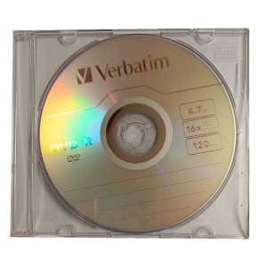 VERBATIM 4.7GB 16X SLIM CASE 43547-AZO, BEZ KARTONCICA
