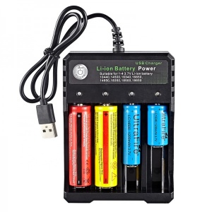 DIY LI-ION BATERIJA NA 3.7V-4 LED INDIKATORA-USB SMART