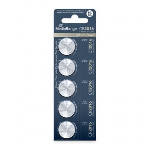 MEDIARANGE GERMANY CR2016/5 PAC/LITHIUM/3V/MRBAT136