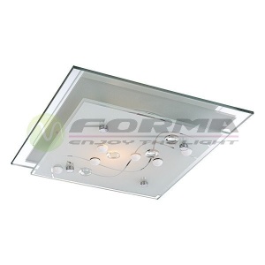 FORMA PLAFONJERA UKRASNA KVADRATNA E27 X 1 X 60W/230V