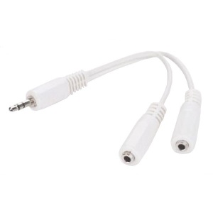 GEMBIRD CCA-415W AUDIO ADAPTER, 2X3.5MM>3.5MM