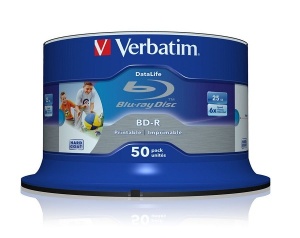 VERBATIM PRINTABLE 25GB 6X/50/43812