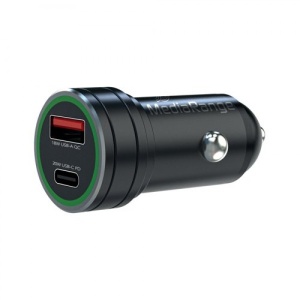MEDIARANGE GERMANY 30W IN-CAR DUPLI PUNJAC: USB-C+USB-A PORT-MRMA120