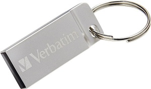 VERBATIM 32GB 2.0 METAL EXECUTIVE SILVER