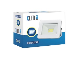 XLED BELI REFLEKTOR 10W 6500K/800LM/ 230V/IP65