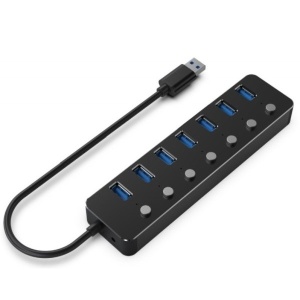 GEMBIRD UHB-U3P7P-01 7-PORT USB 3.1 (GEN 1) HUB SWITCHES