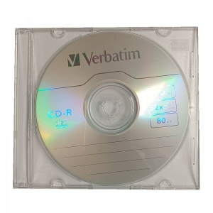 VERBATIM U SLIM KUTIJI 700MB 52X 43787 BEZ KARTONCICA