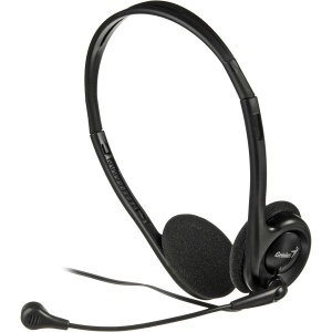 GENIUS HS-200C BLACK 2X3.5MM