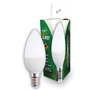 LUMAX E14/5W/3000K/425LM/CANDLE/25.000H/230V