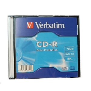 VERBATIM 700MB 52X SLIM CASE 43347 43348