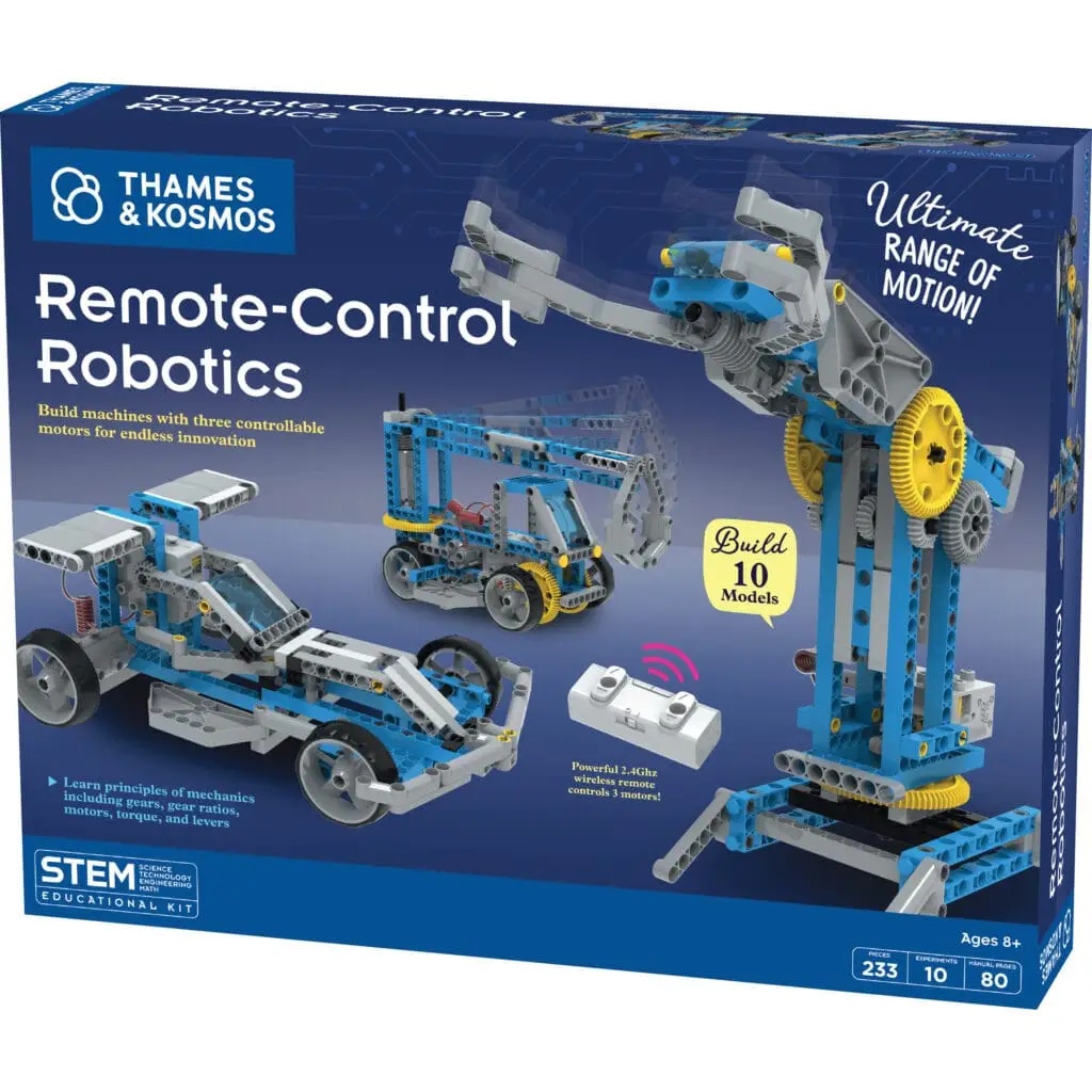 Kit Robot Creator cu Telecomandă Remote-Control Robotics - Thames & Kosmos, Kit STEM 10-în-1