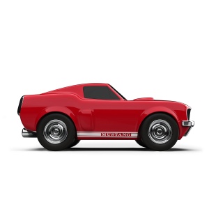 Baghera Mașinuță Ford Mustang Rosie  Lateral