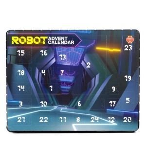 Cutie ambalaj  spate pentru Calendar Advent de Robotica EIGHT Innovation