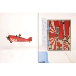 Machetă Avion 3D (Felicitare decorativă) - Img 4