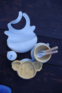 Set de Masă Koala din Bambus și Silicon