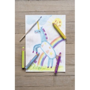 Stabilo, Creioane colorate 3 in 1, Woody, 6 bucati - Img 2