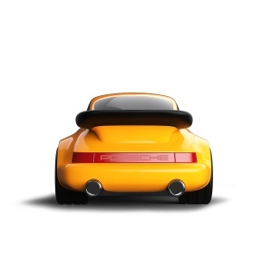 Porsche 911 Baghera Galbena Spate