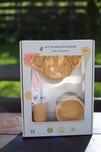 Set de Masă Koala din Bambus și Silicon - Img 2