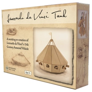Tancul lui Leonardo da Vinci -Kit de Construcție din Lemn - Img 2