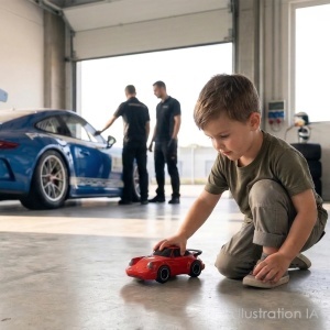 Baghera Racing Car Porsche 911 Red – Mașinuță de Colecție Premium - Img 2
