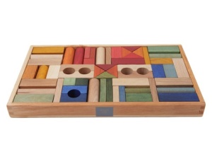 Cuburi de Construit Curcubeu, Wooden Story - Img 5