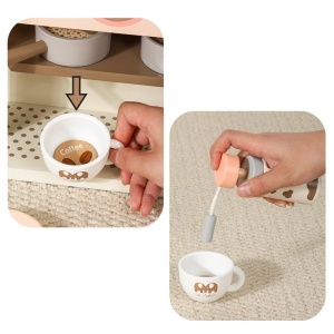 Espressor de Jucarie din Lemn pentru Copii Premium - Img 4