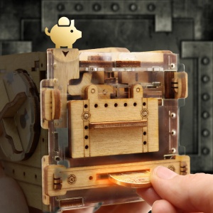 iDventure A-Maze-Ing Safe – Pusculita Puzzle și Labirint 2-în-1 - Img 2