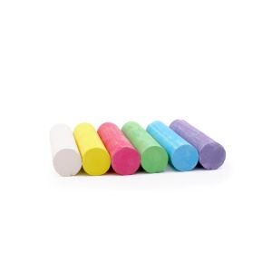 Cretă Colorată pentru Asfalt neogrün: Set de 6 Culori "Kritzel" - Img 3
