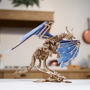 Ugears Dragonul Vântului, Puzzle 3D, 320 piese din lemn