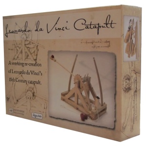 Catapulta lui Leonardo da Vinci (Kit Construcție Lemn)-Machetă Funcțională - Img 2