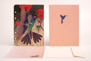 Felicitare 3D din lemn - Pasărea Colibri, Formes Berlin GbR - Img 2