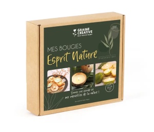 Kit Lumanari copii Graine Creative "Esprit Nature"