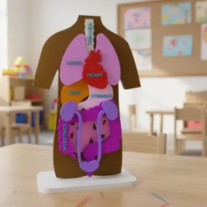 Puzzle 3D – Anatomia Corpului Uman și Organele Interne 2