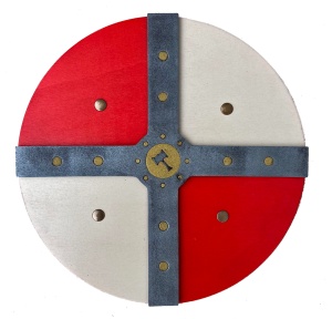 Scut Viking Rotund din Lemn