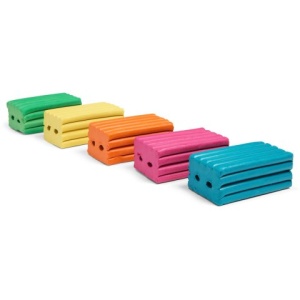 Becks Plastilina Profesionala - Bloc Mare (500g)-albastru,galben,verde,turquoise - Img 4