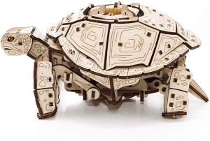 EWA Eco-Wood-Art Țestoasă Mecanică – Puzzle 3D din Lemn cu Mișcare Bionică, 269 Piese - Img 5