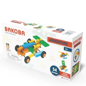 Set Constructie Bakoba Adventure, 54 piese, Compatibile LEGO