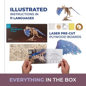 Ugears Dragonul Vântului Instructiuni ilustrate