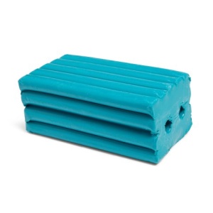 Becks Plastilina Profesionala - Bloc Mare (500g)-albastru,galben,verde,turquoise