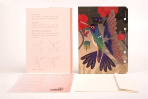 Felicitare 3D din lemn - Pasărea Colibri, Formes Berlin GbR - Img 3