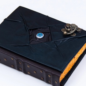 Jurnal Grimoire Vintage Piele – Model Ochiul Magic - Img 2