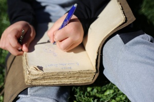 Jurnal Vintage din Piele lucrat manual - Model cu Cheie Antică - Img 6