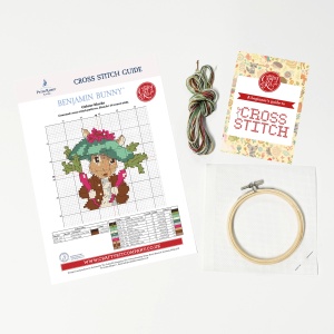 Kit Mini Cross Stitch (Punct în Cruce) – Iepurașul Beatrix Potter - Img 4