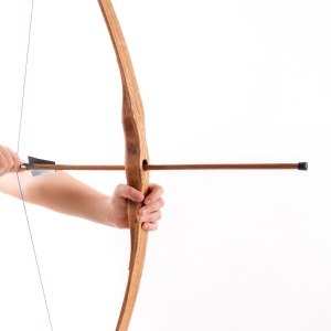 Sageata din Lemn pentru Arcuri Sport - Vârf de Siguranță din Cauciuc (50 cm) - Img 5