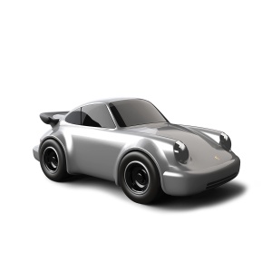 Baghera Mașinuță de Colecție Porsche 911, Silver - Img 2