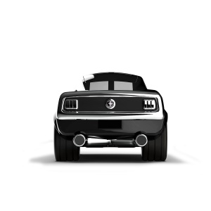 Ford Mustang Neagru spate