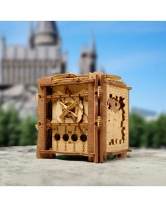 iDventure Cluebox Secretul lui Camelot - Puzzle Mecanic din Lemn, Joc de Logică Tip Escape Room - Img 5