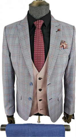 Tinuta smart casual 3 Piese Model 2024 LIMITED EDITION COD CTB1019