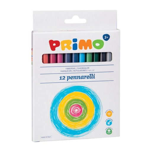 Markere colorate Morocolor Primo, 12 culori/cutie - Img 1
